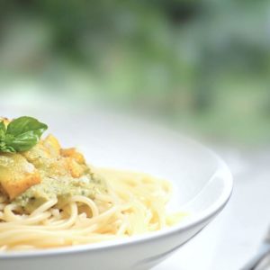 Easy Creamy avocado pasta chi school recipe